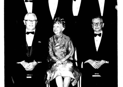A group posed for a photo with Laurette McMechan at the 1966 IARS Annual Meeting.