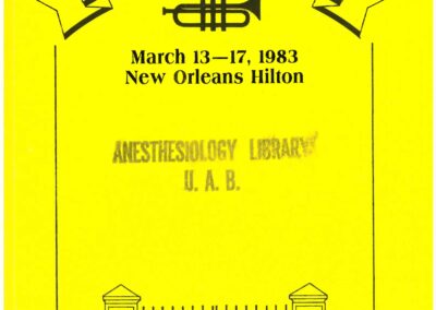 Final Program Cover for the IARS 57th Congress, March 13-17, 1983, New Orleans Hilton, New Orleans, LA