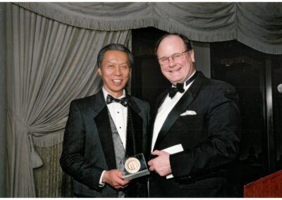 Dr. K.C. Wong and Dr. David Bevan at the IARS 76th Congress, March 16-20, 2002, San Diego, CA