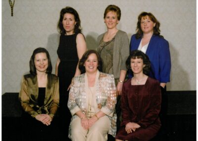 IARS 76th Congress, March 16-20, 2002, San Diego, CA: Sitting (left to right): Laura Kuhar, Anne Maggiore, Linda Heavner; Standing (left to right): Cindy Boggins, Pam Happ and Carol Wiant.