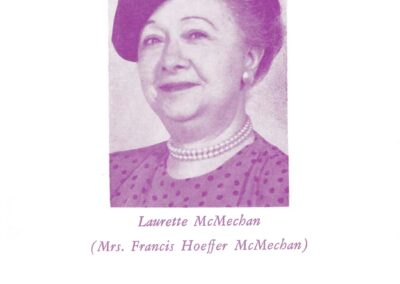 Program Cover for the IARS 30th Annual Congress in Honor of Laurette McMechan, April 9-12, 1956, Flamingo Hotel and Club, Miami Beach, Florida