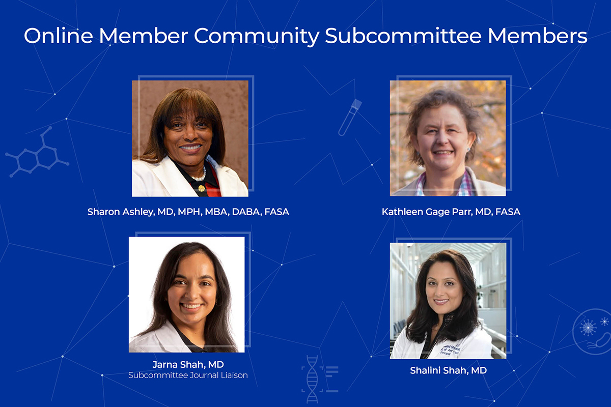 IARS 2023 Women in Medicine Month Online Member Community Subcommittee Members